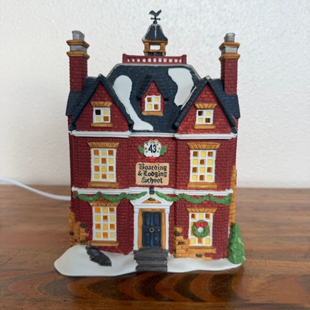 Department 56 Dickens Village Collection 1994 Boarding & Lodging School #58106